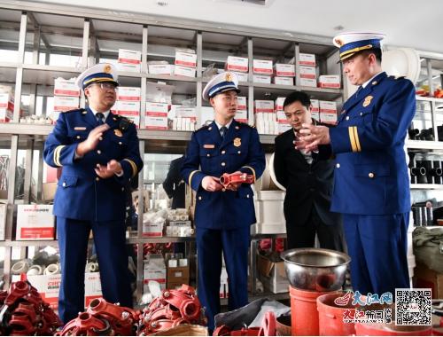 宜春市消防救援支隊開展 3.15 消防產(chǎn)品聯(lián)合檢查行動 圖