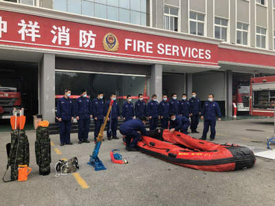 未雨綢繆--荊門消防全力做好抗洪搶險應(yīng)急救援準(zhǔn)備工作